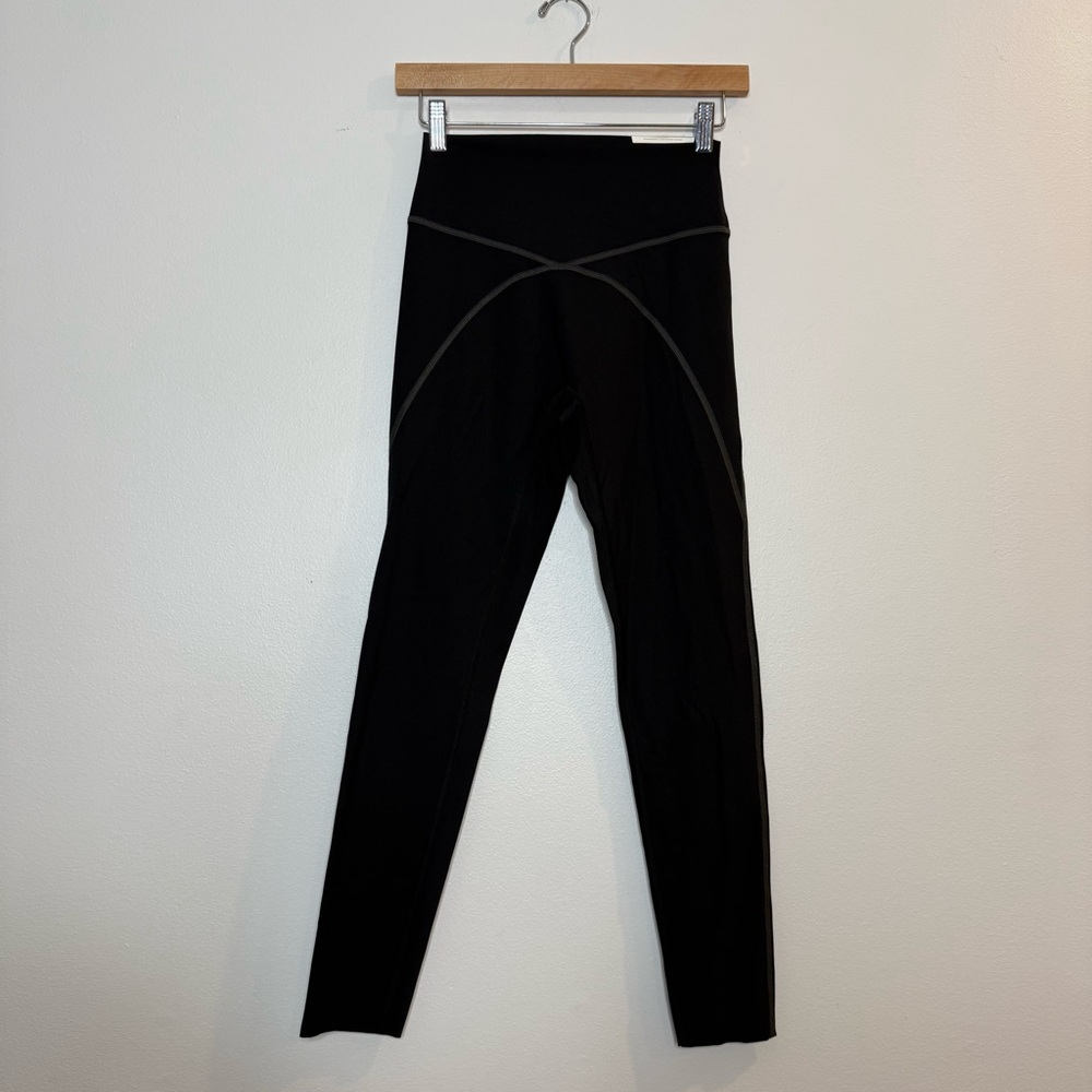 New Aerie Contrast Stitch Leggings size medium in black
